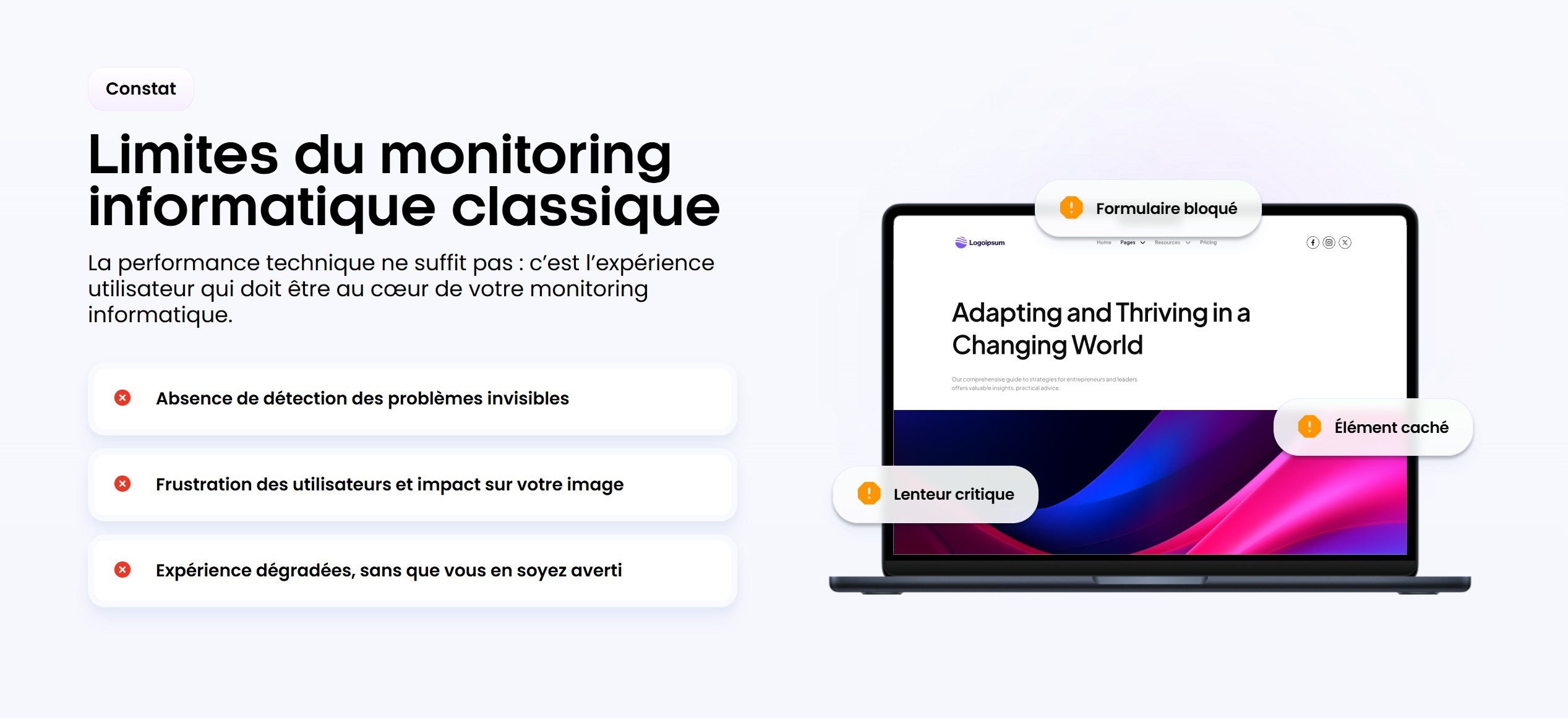 section limites monitoring informatique site 2be-fficient