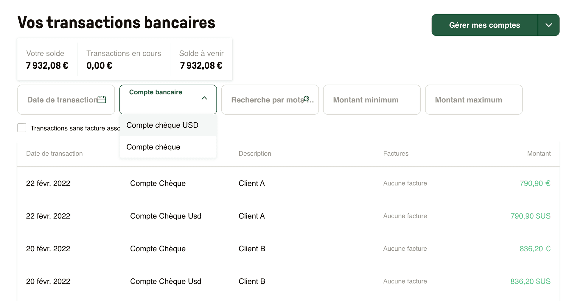 agrégation comptes bancaires