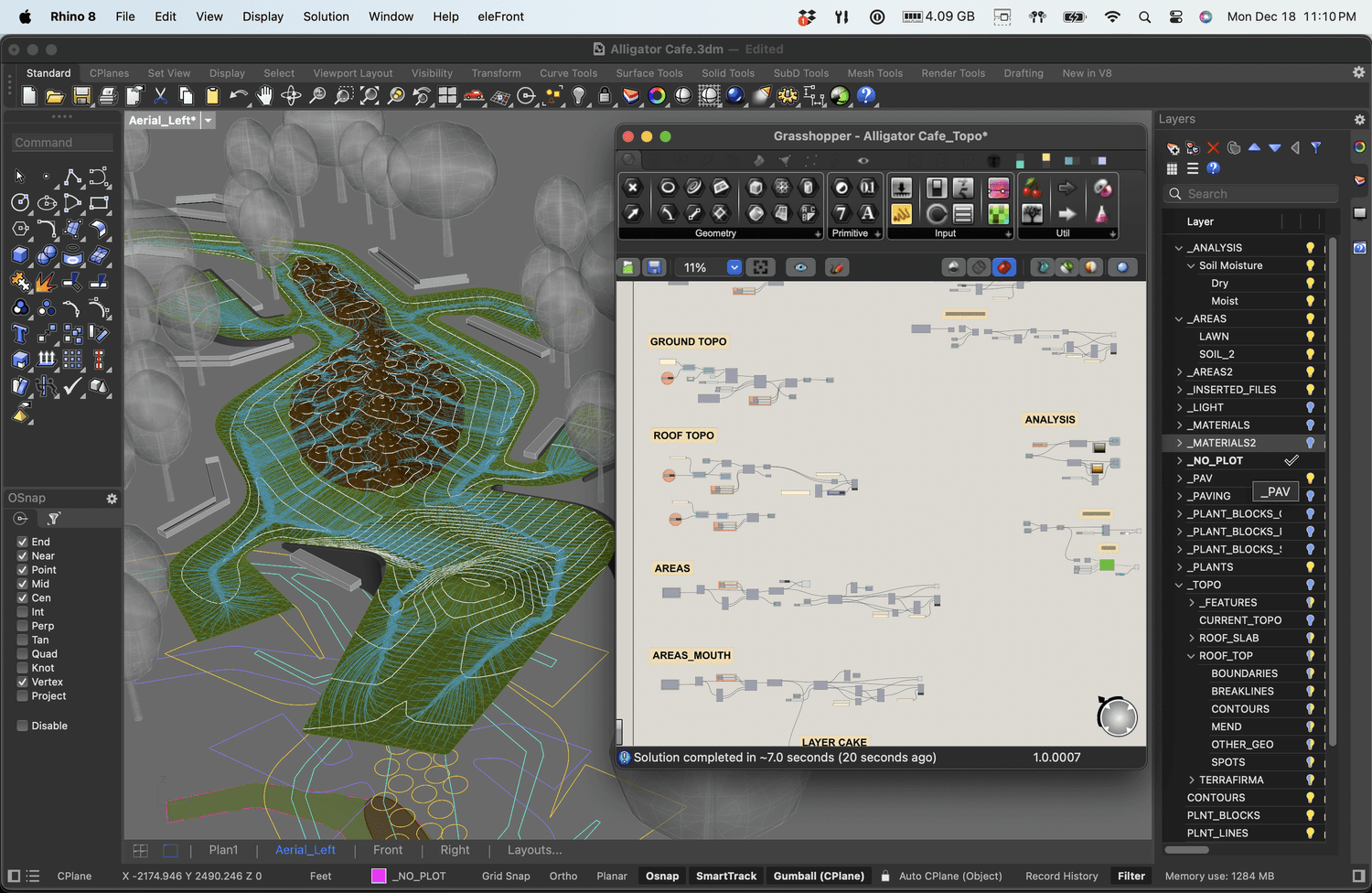 rhino 3d interface