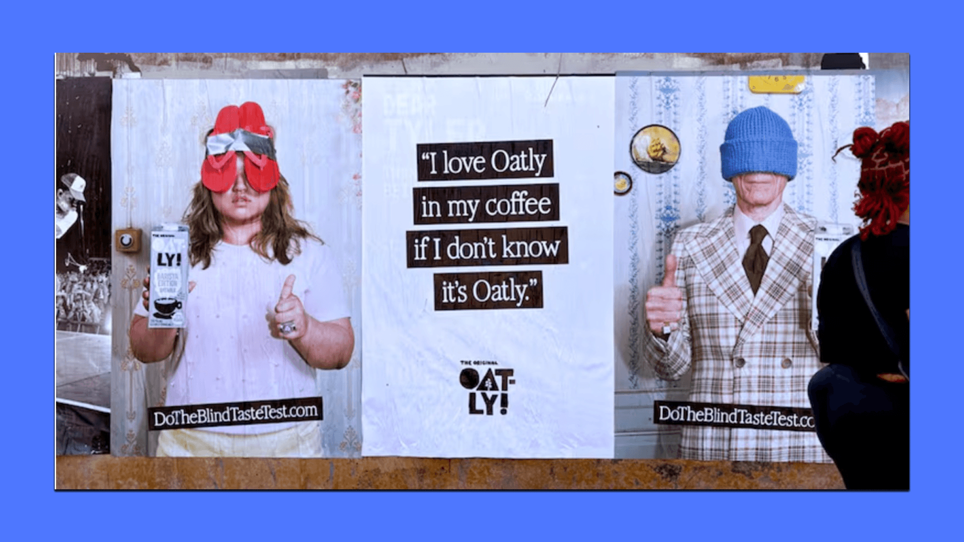 Oatly’s Blind Taste Test OOH