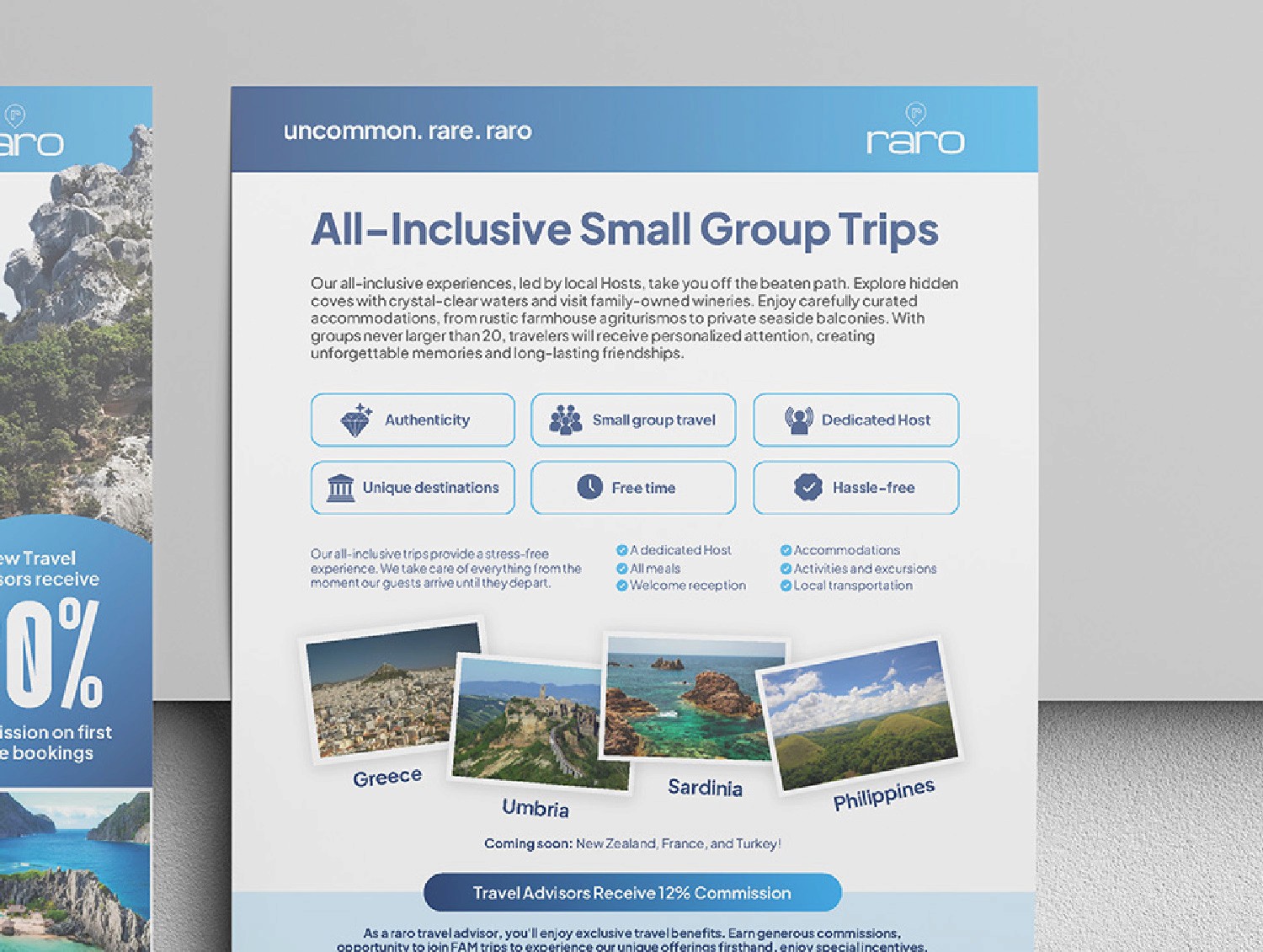 Travel Raro flyer design by DesignGuru