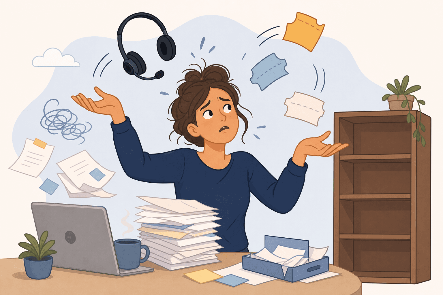 Customer success team balancing support and documentation needs