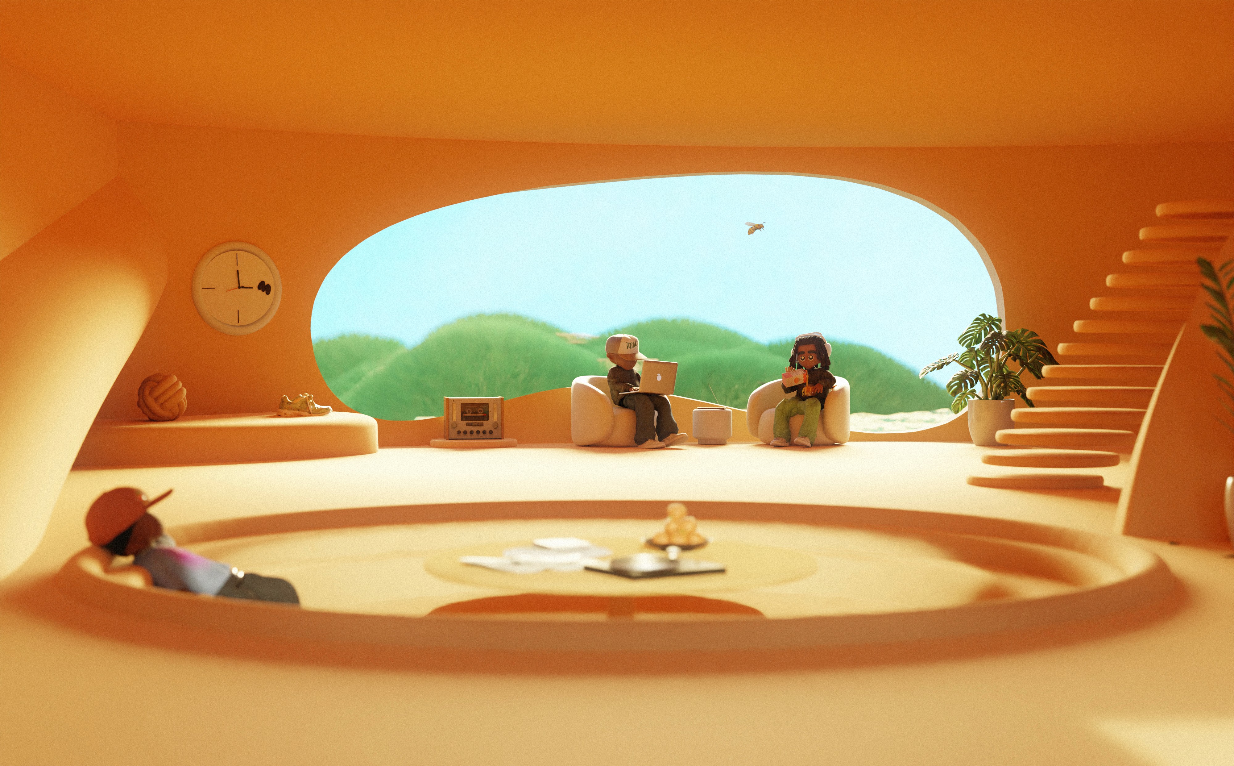 3d Blender Animated Model