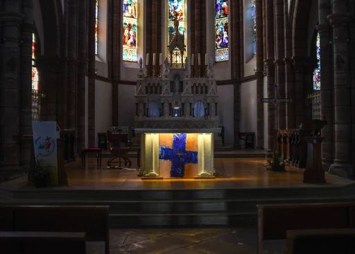 L'autel de l'église d'Espalion