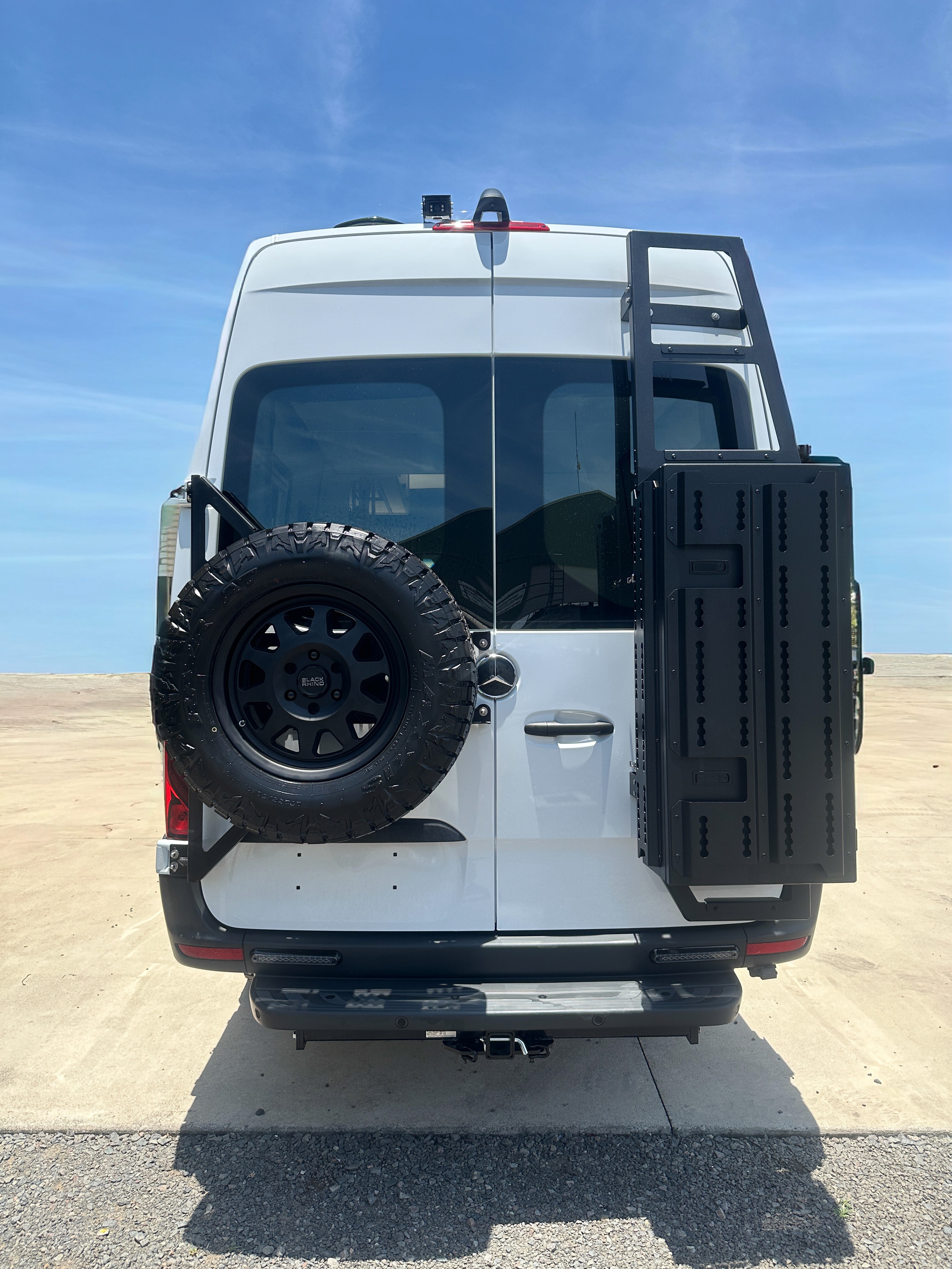 Campervan Rear with storage