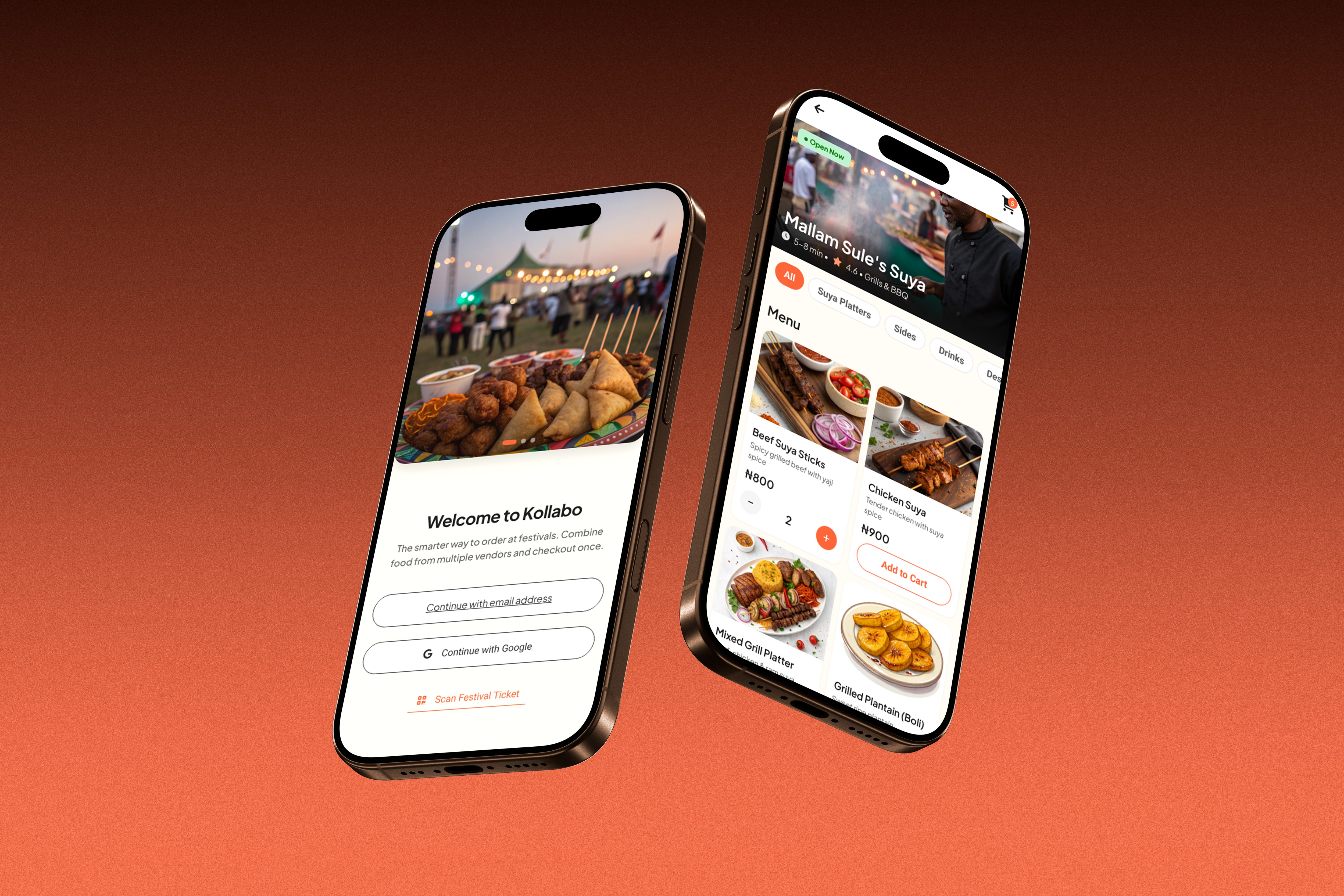 A mockup for iPhone on a table