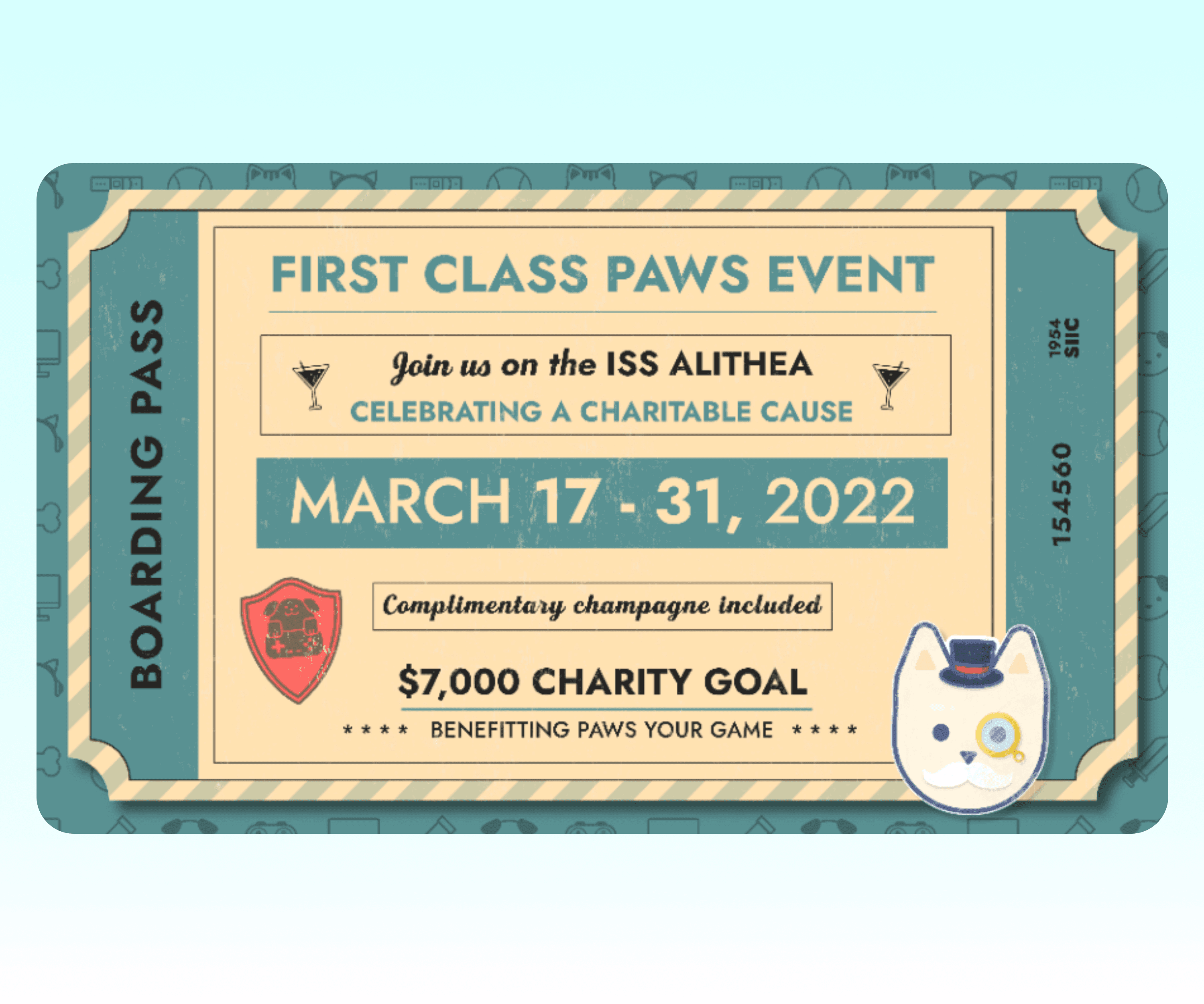 First Class Paws Event Ticket