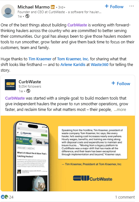 Marketing Spotlight: CurbWaste Marketing Strategy Leadership Presence Analysis