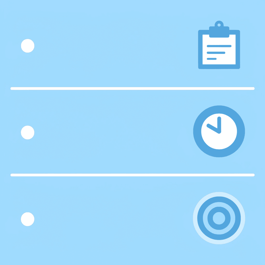 Checklist of the structured steps required to build a winning case study