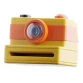 Free 3D polaroid camera icon