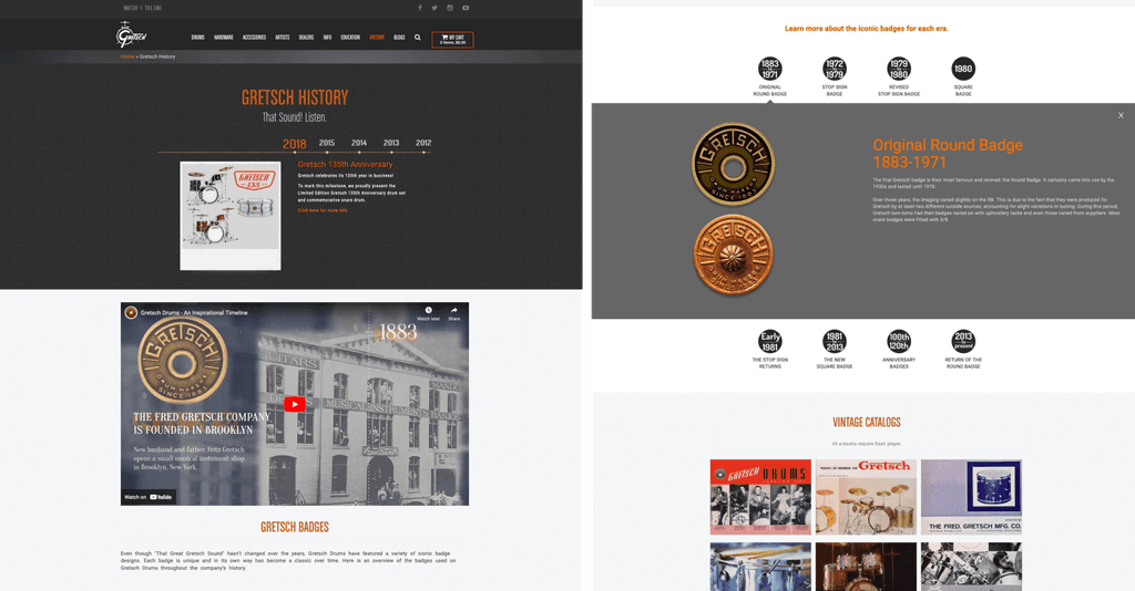 Gretsch History Page