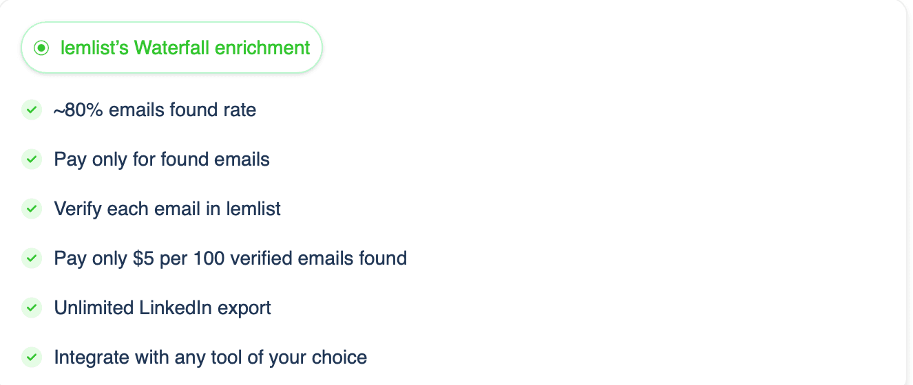 Lemlist page