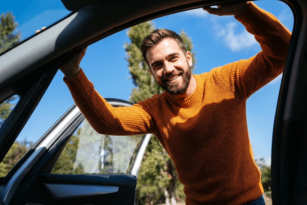 Avis client assurance auto : Conducteur satisfait des économies réalisées sur son contrat tous risques.