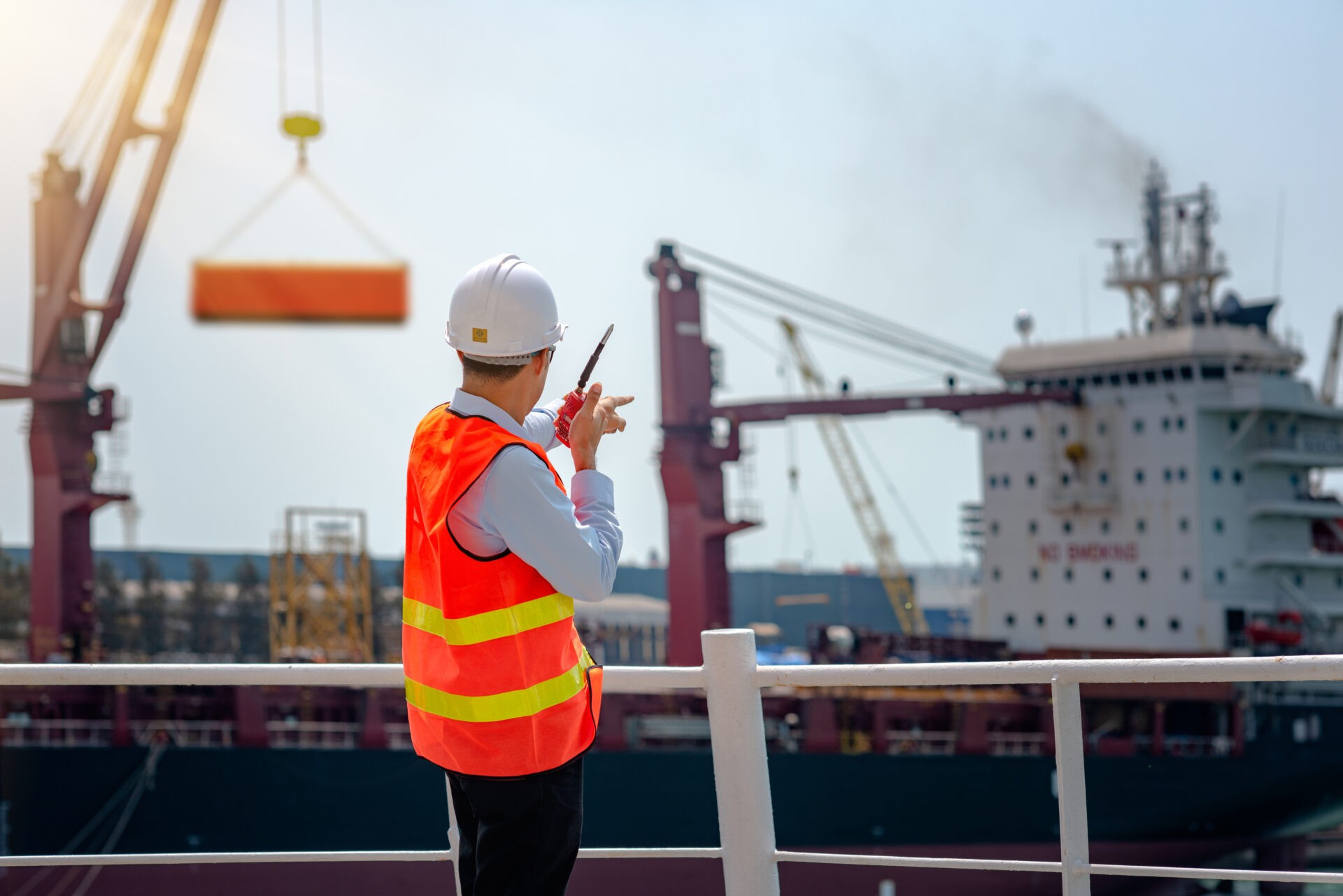 Husbandry agent and husbandry agency support during a Brazilian port call, coordinating crew logistics and vessel supplies with terminal interfaces.