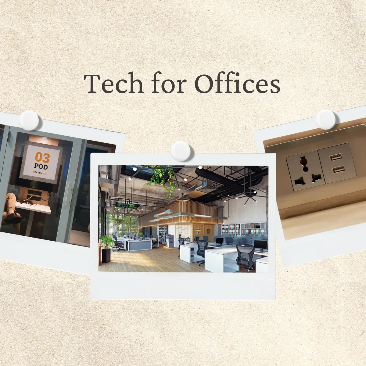 Examples of tech gear that is helpful is small team corportate office settings