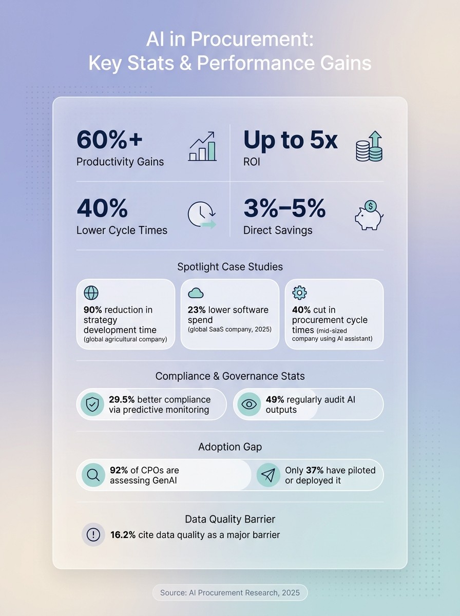 AI in Procurement: Key Stats & Performance Gains