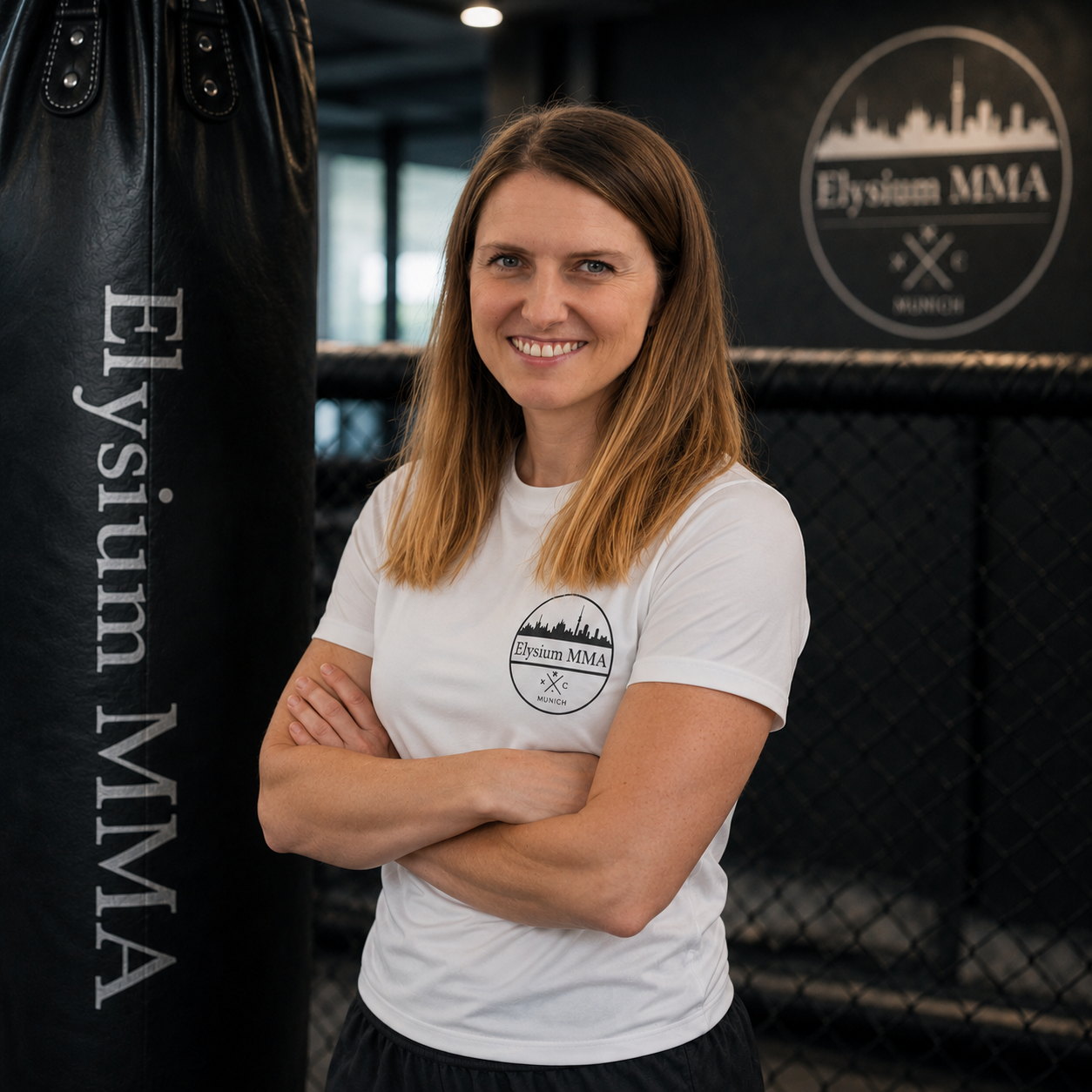 Trainerin Julia für Women Only Boxen bei Elysium MMA München