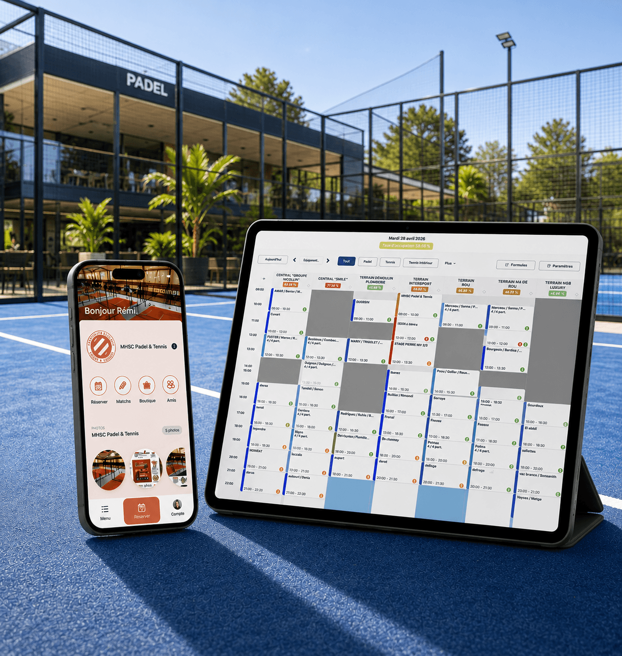 logicel gestion club padel