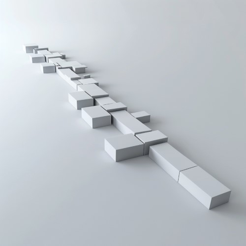 3d Visualsierung einer Timeline aus einem Schnittprogramm.