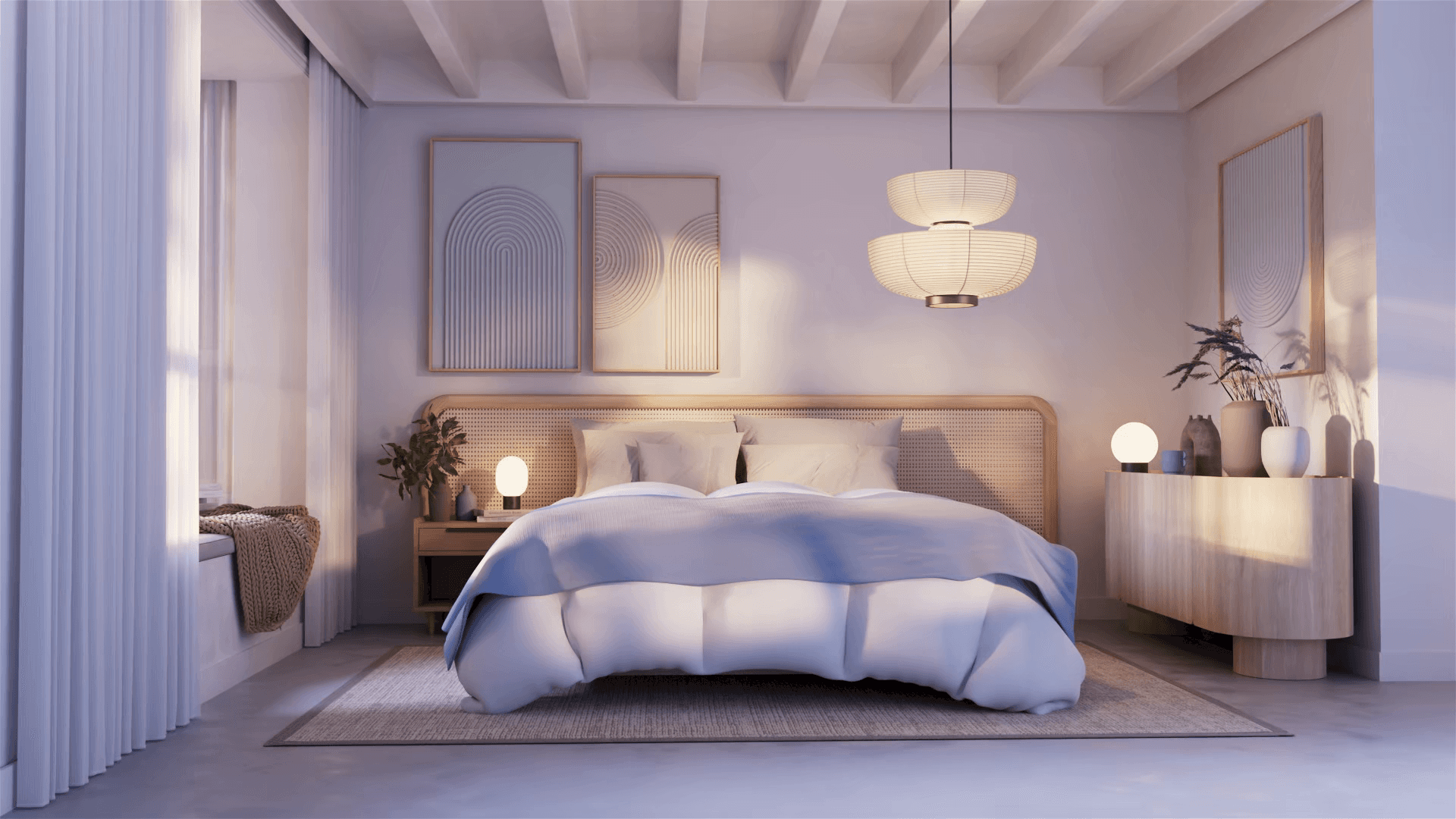 Conceptual animation blending softness and innovation for Wizleep by Este Studio