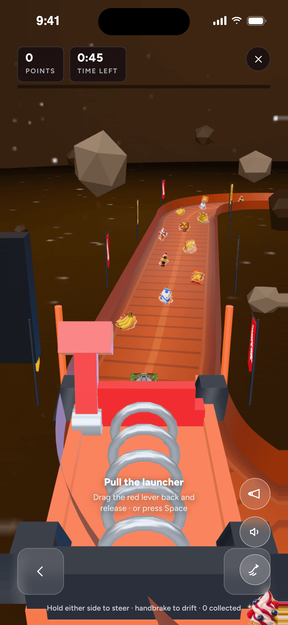 The start line