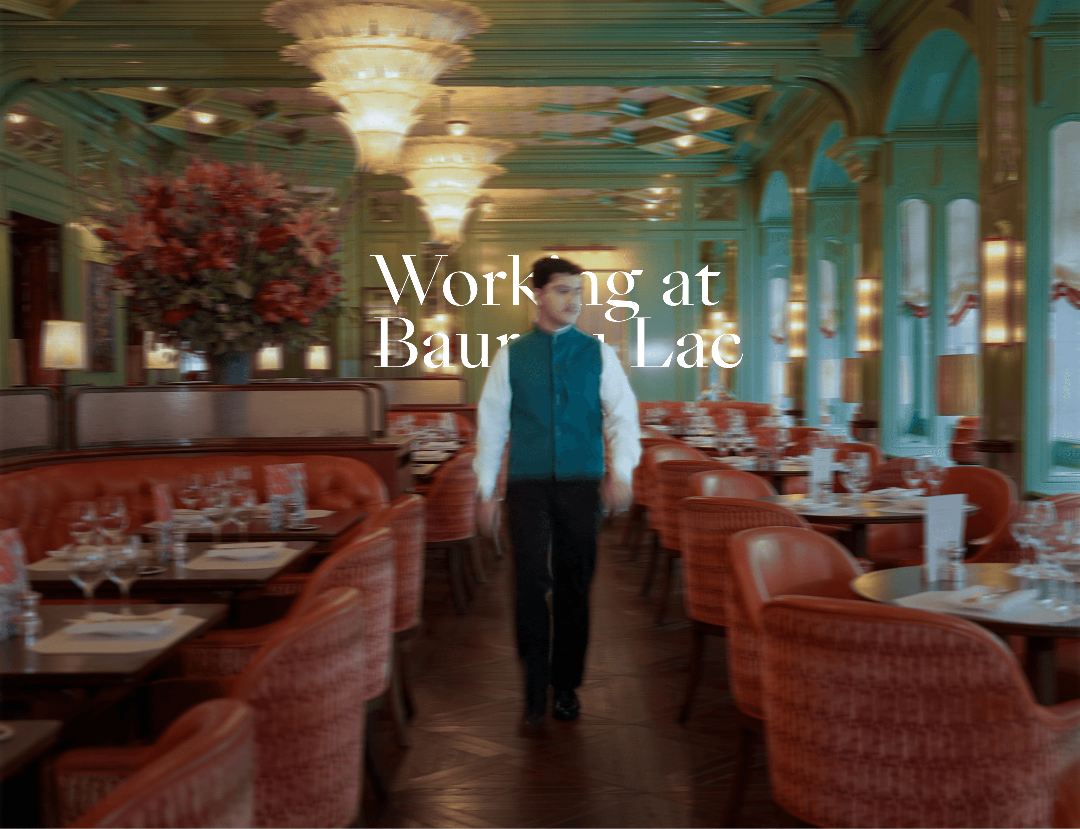 Collective Agency films the employer brand of the Baur au Lac.
