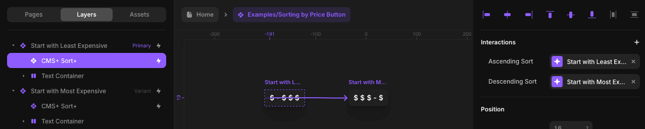 CMS+ Sort+ configure with the required interactions to preserve this setting.