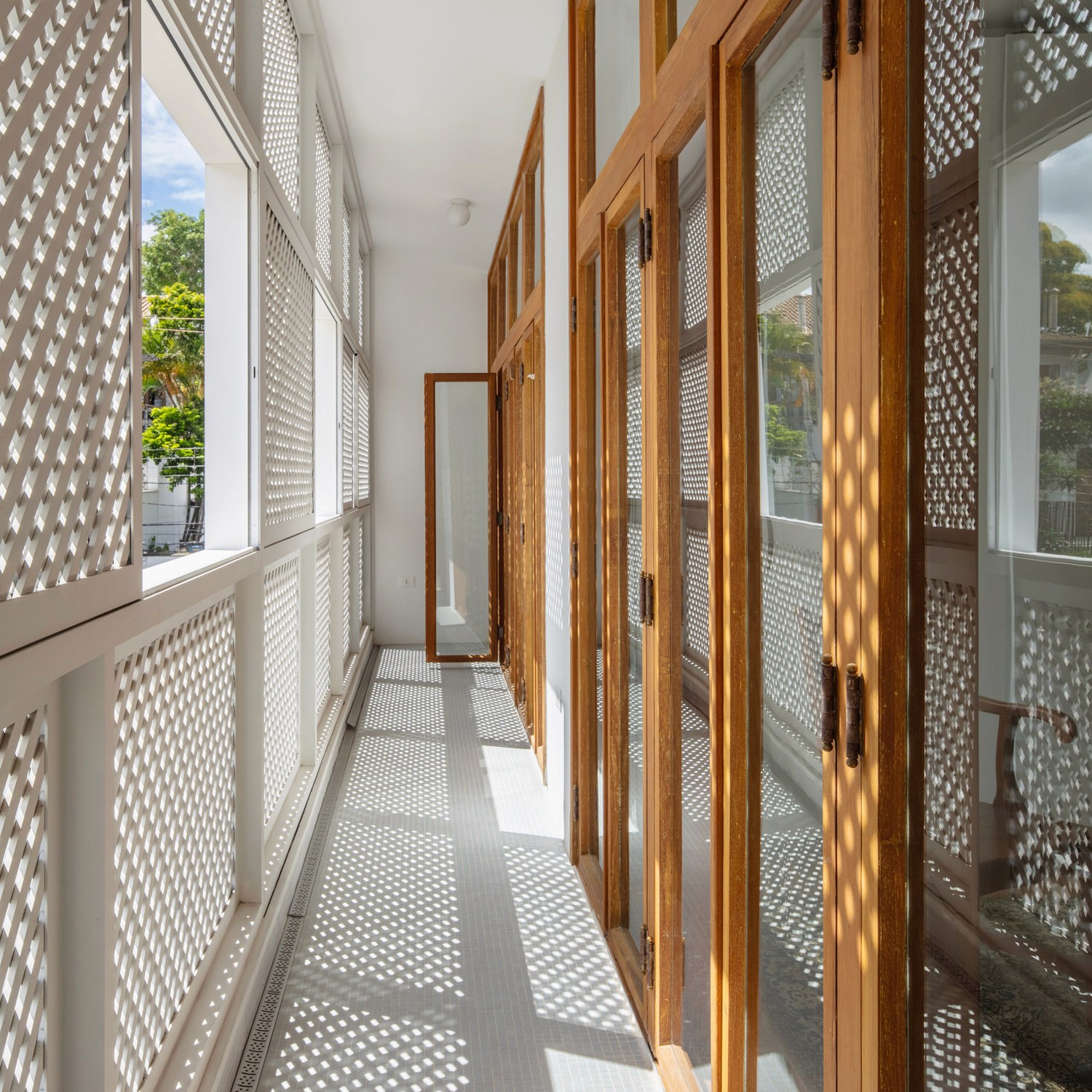 Balcony and pergola details