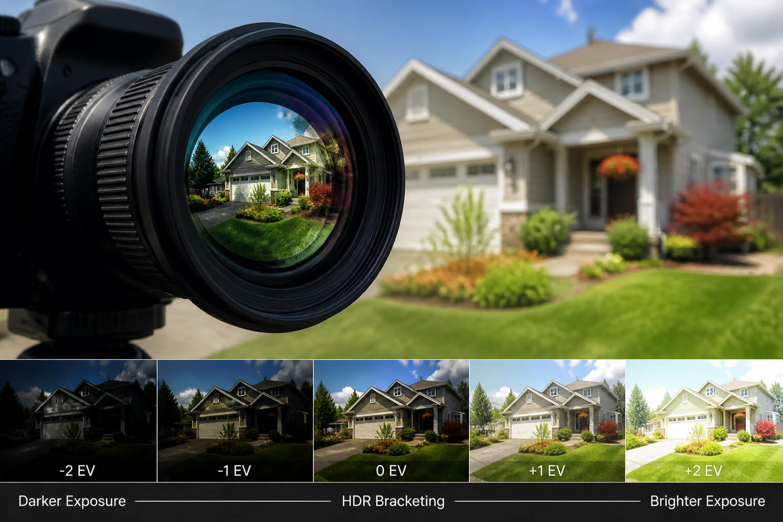 bracketing real estate photography