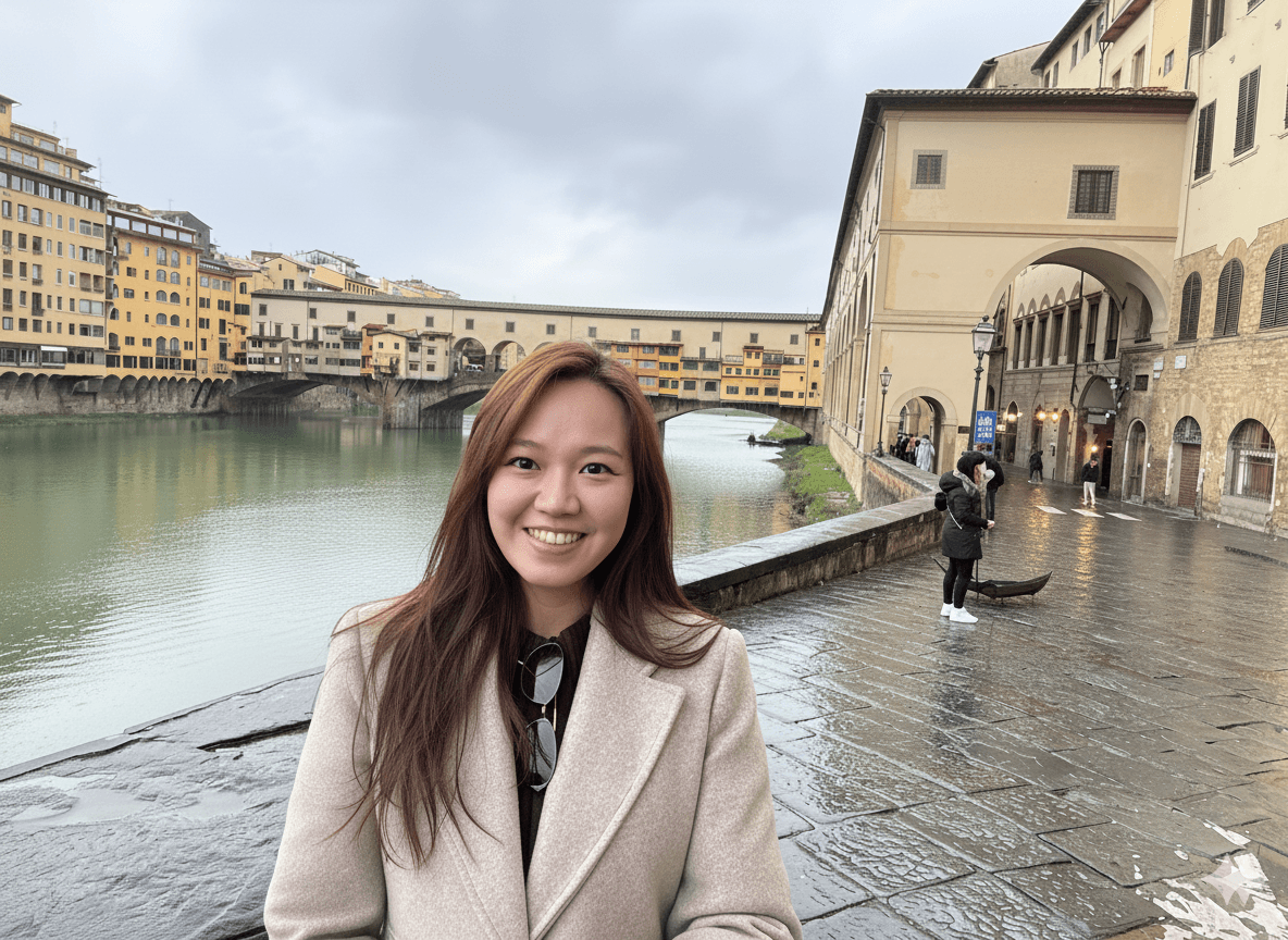 Portrait of portfolio creator โ front view