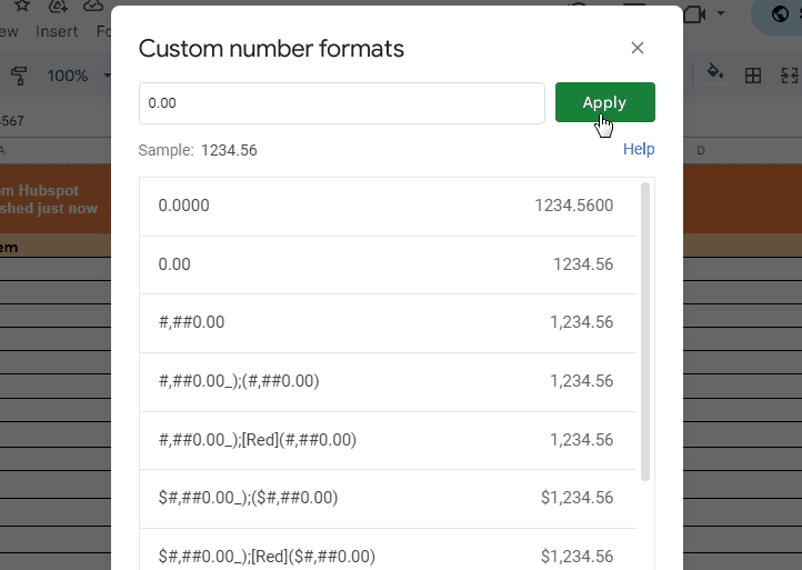 Set Decimal Places