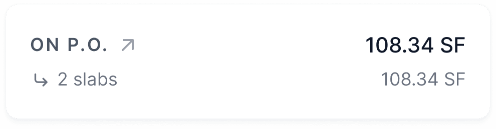 Stonify scheduling calendar showing time blocks and assigned tasks for stone fabrication, templating, and installation jobs.