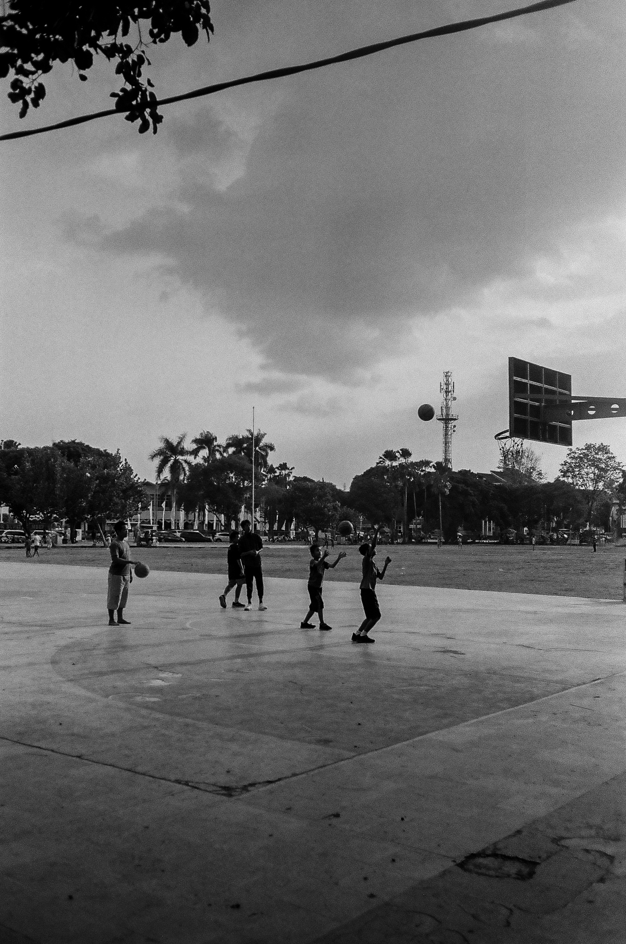 Basketball Play at Jember Town Square