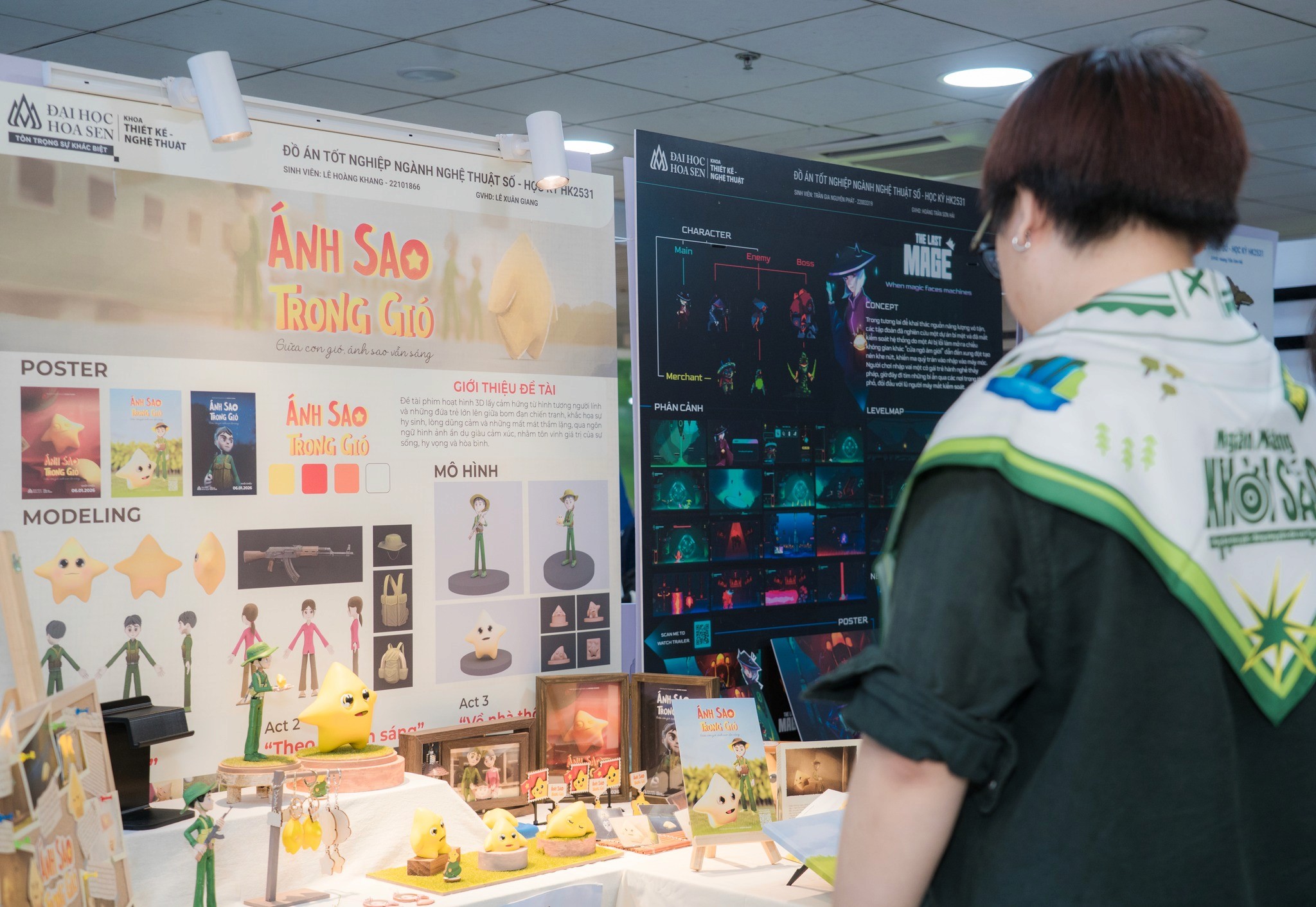 Khám phá không gian sáng tạo của sinh viên Thiết kế đồ họa và Nghệ thuật số HSU