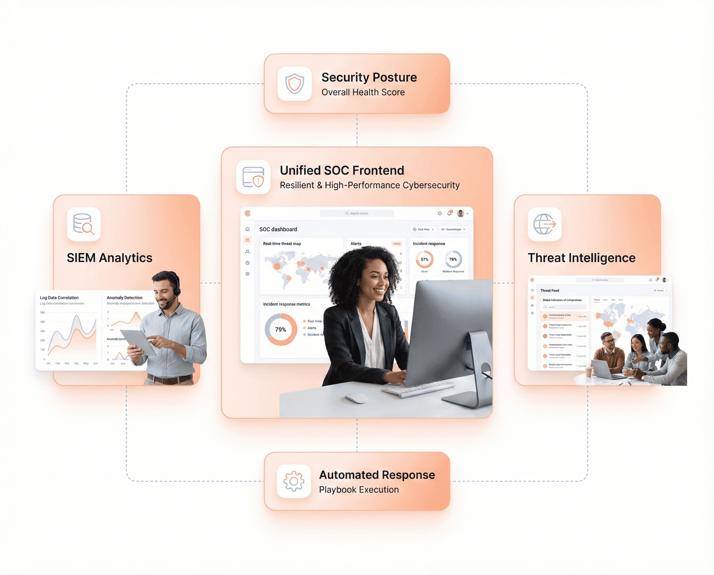Modern SOC, SIEM, and threat intelligence dashboards designed for high-performance cybersecurity operations and real-time threat management.