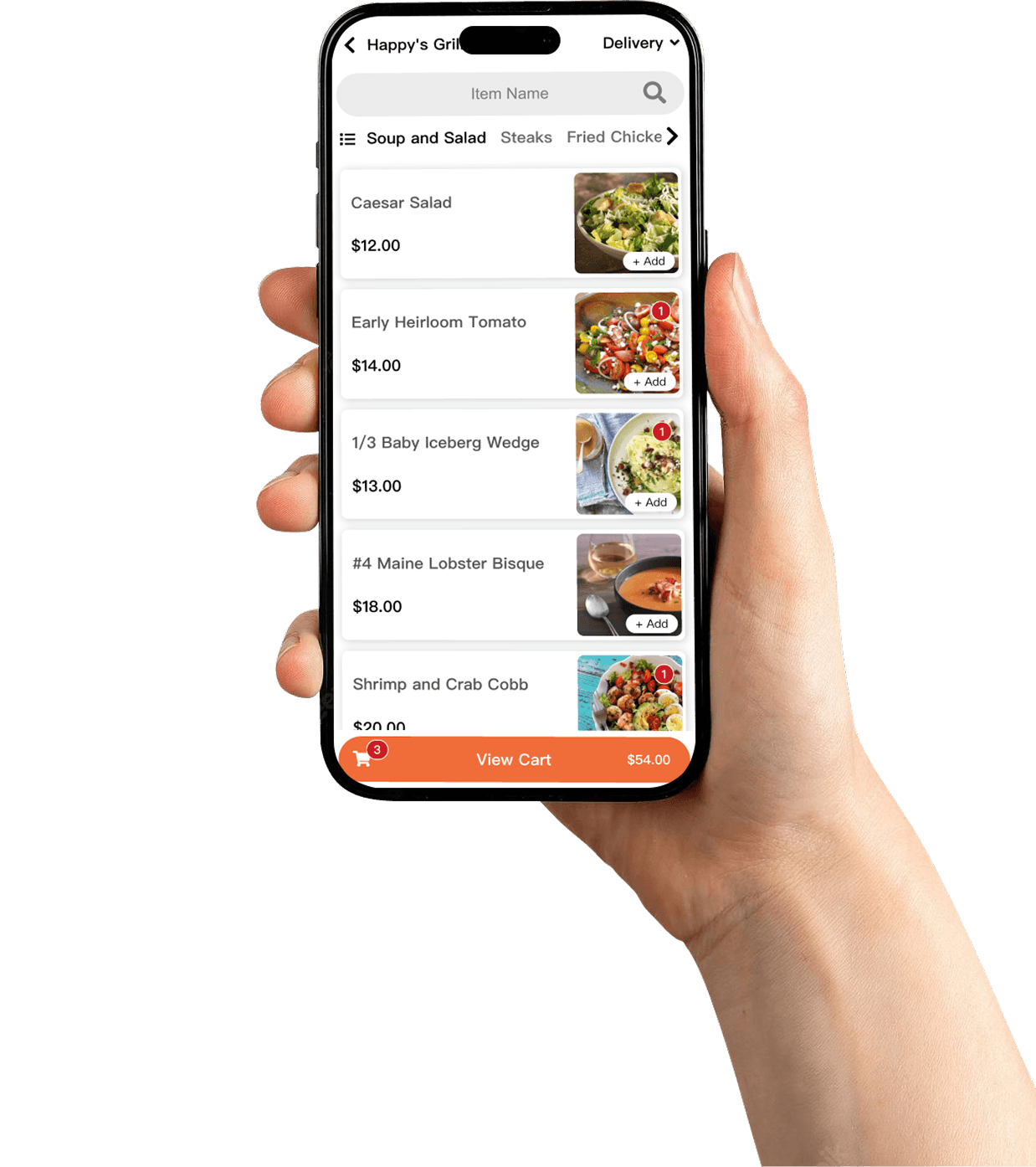 Online Order lets customers place orders online directly from your own branded ordering site — fast and simple.