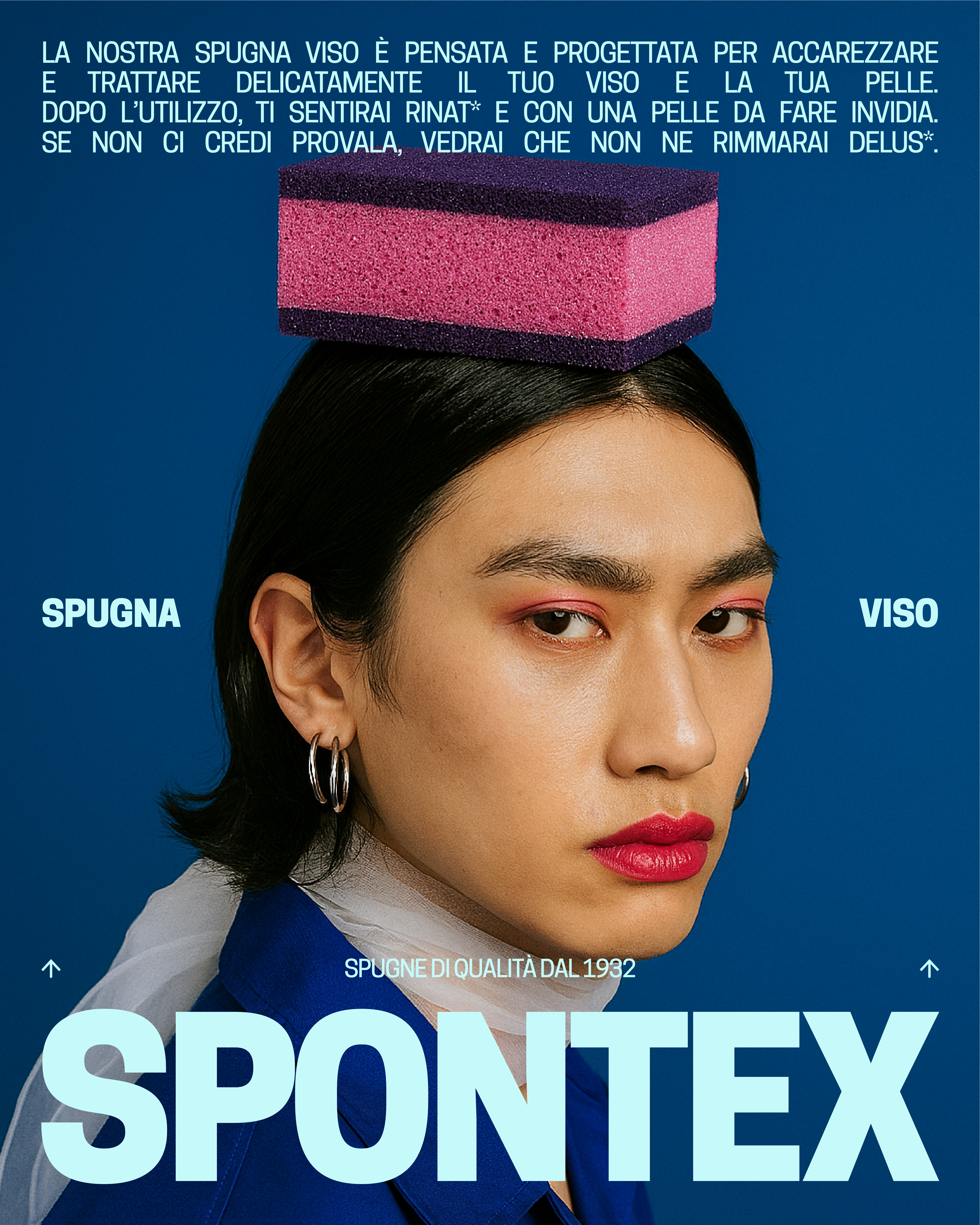 Visual spontex face sponge