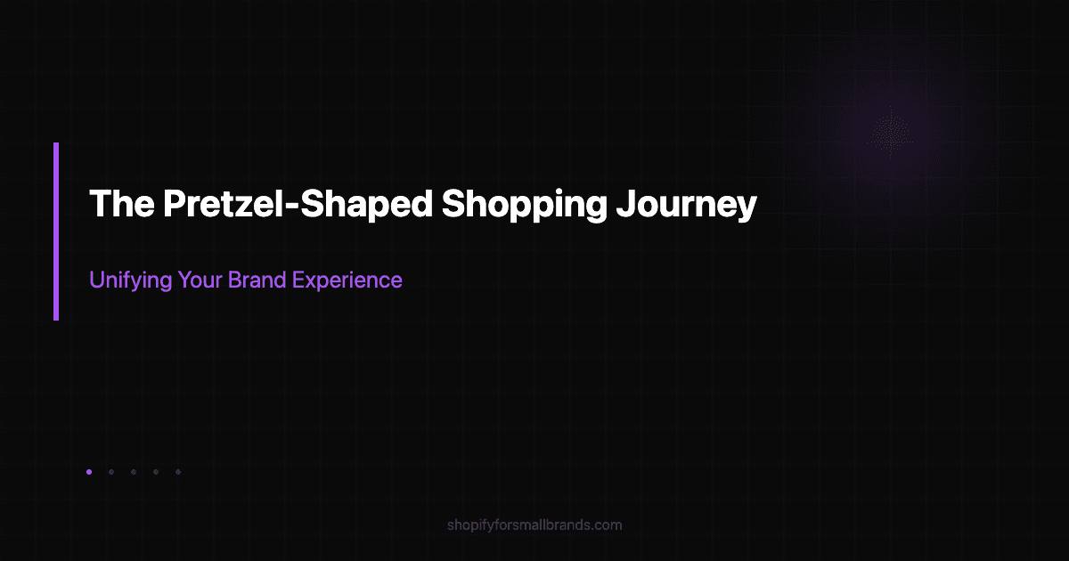 the pretzelshaped shopping journey unifying your brand experience shopify small brands blog