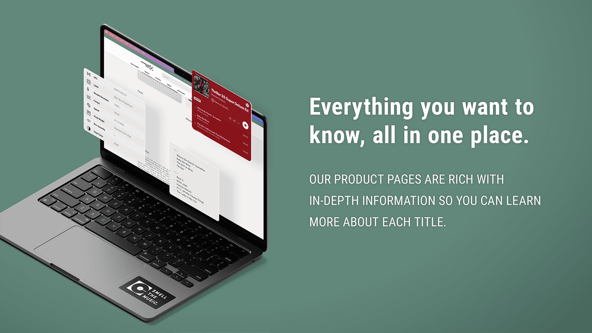 we engineered a data-rich product layout that prioritizes the details that matter most to audiophiles and new collectors alike. by surfacing granular metadata usually hidden on the back of a sleeve, we provided users with the information needed to verify they were purchasing the exact pressing they desired.