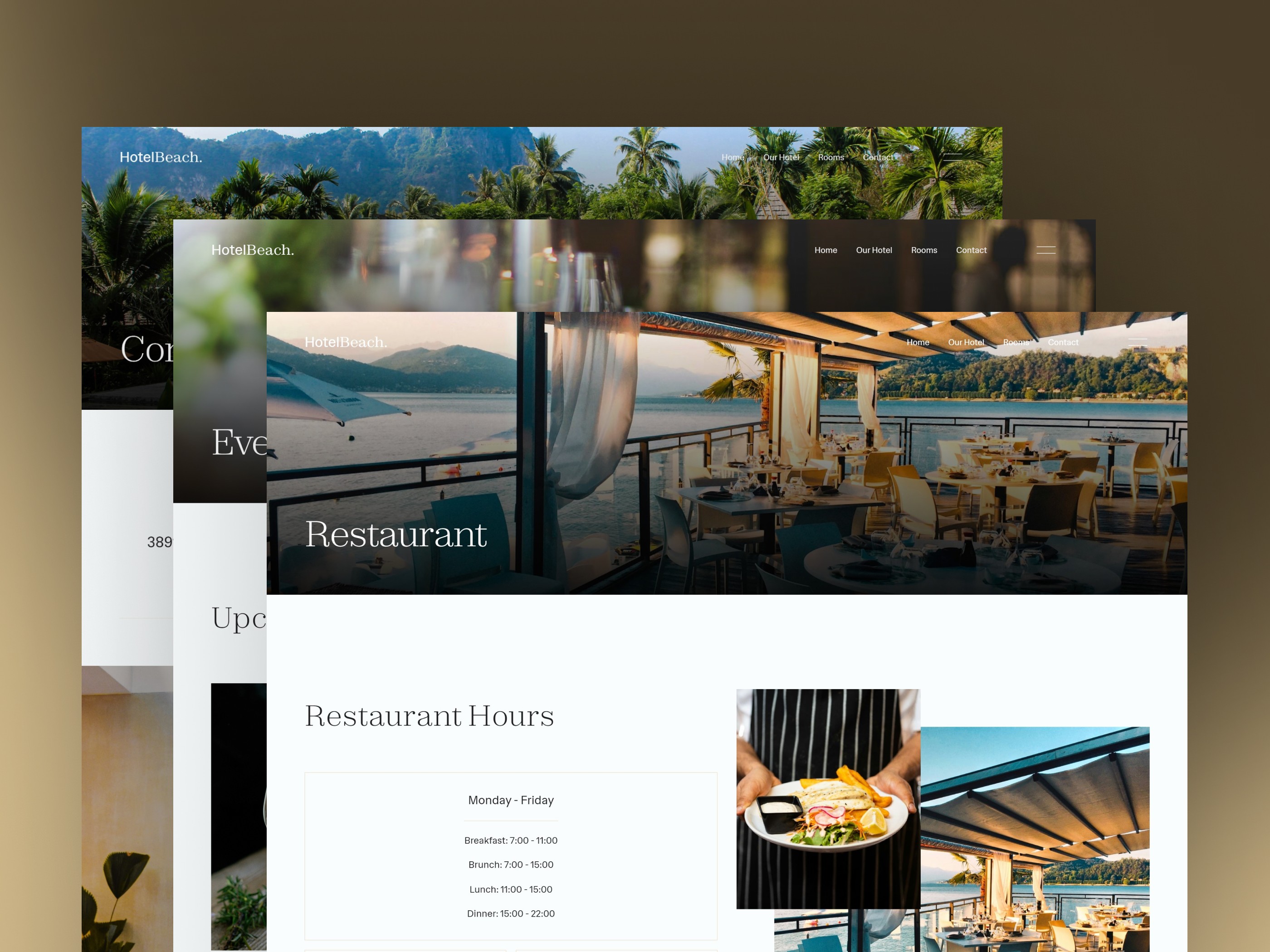 HotelBeach — 旅游酒店网站设计灵感