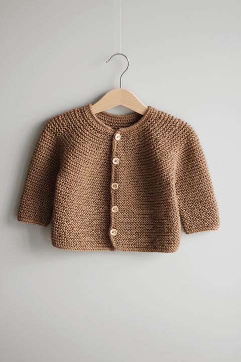 Summer Cardigan knitting pattern by Jord Clothing