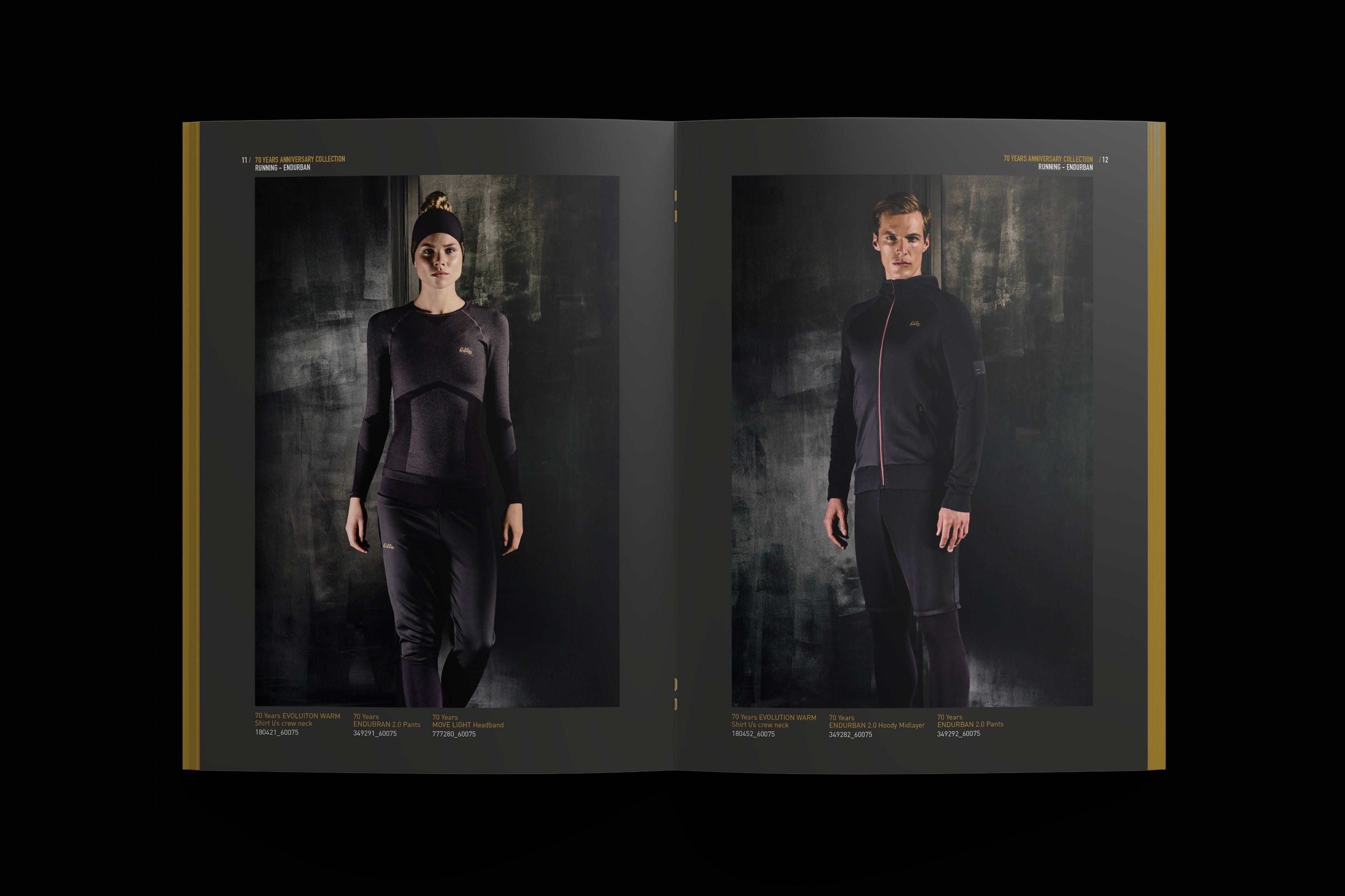 Mode Lookbook für Odlo – Editorial Design mit ruhiger Typografie und präziser Bildsprache