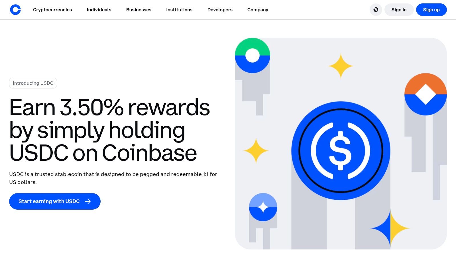 Coinbase — USDC Rewards