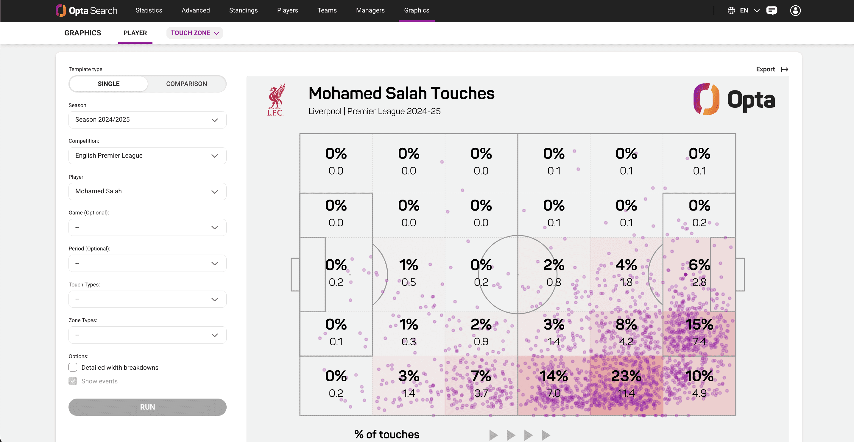 Opta Search screenshot placeholder 04