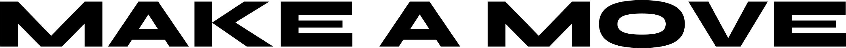 Schwarzes Logo von der Band "Make a Move"