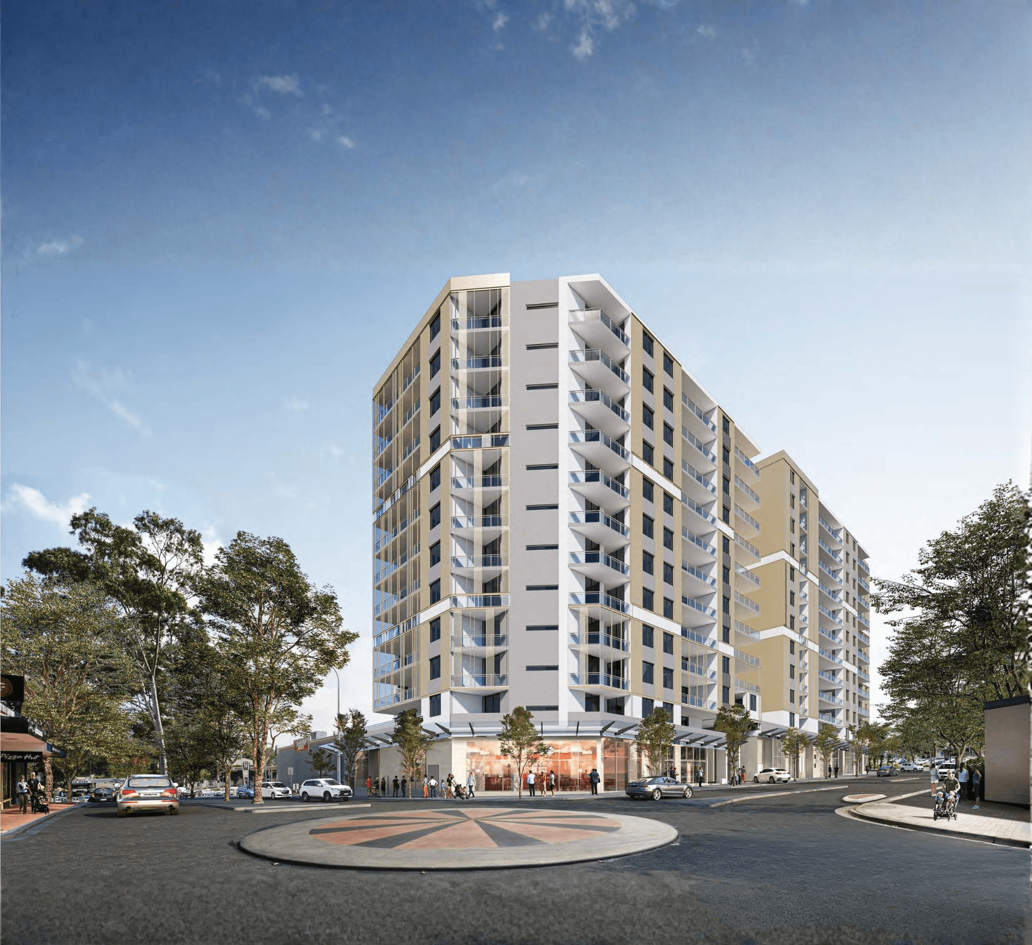 Geometric wooden wall panels with angled shapes and warm highlights.