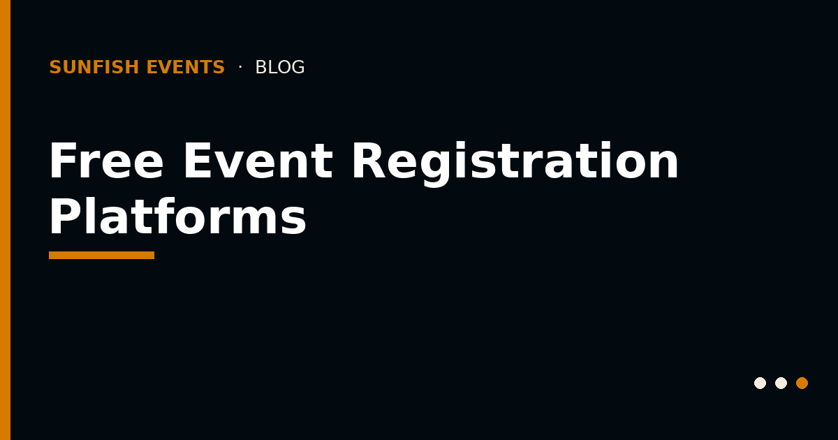 Weighing a free event registration platform against a paid one