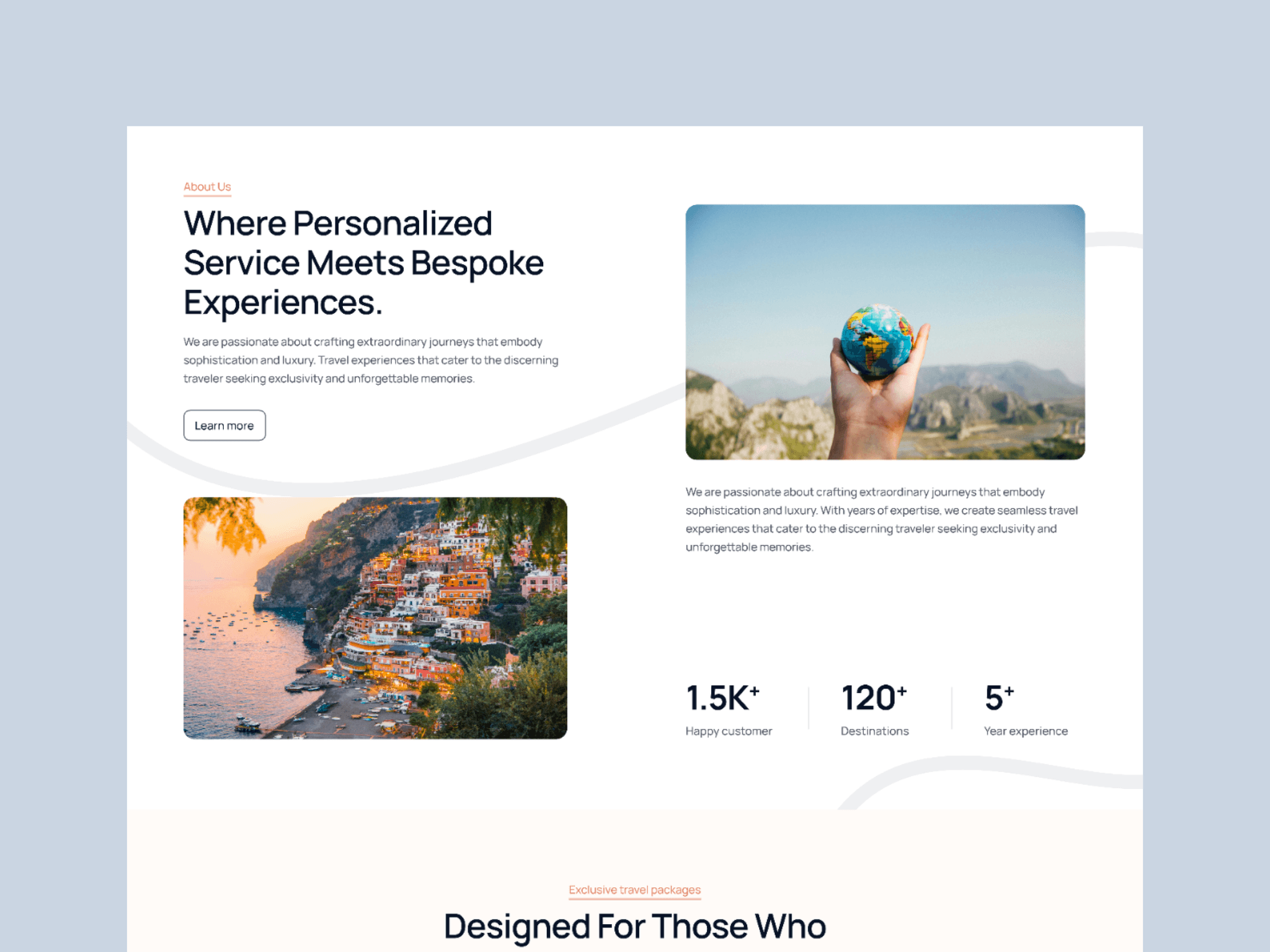 Travel Agency Framer Template