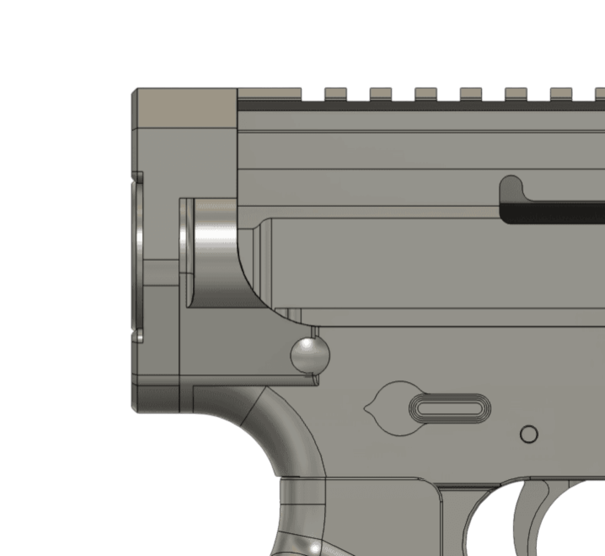 Bufferless AR pistol Blecher LLC