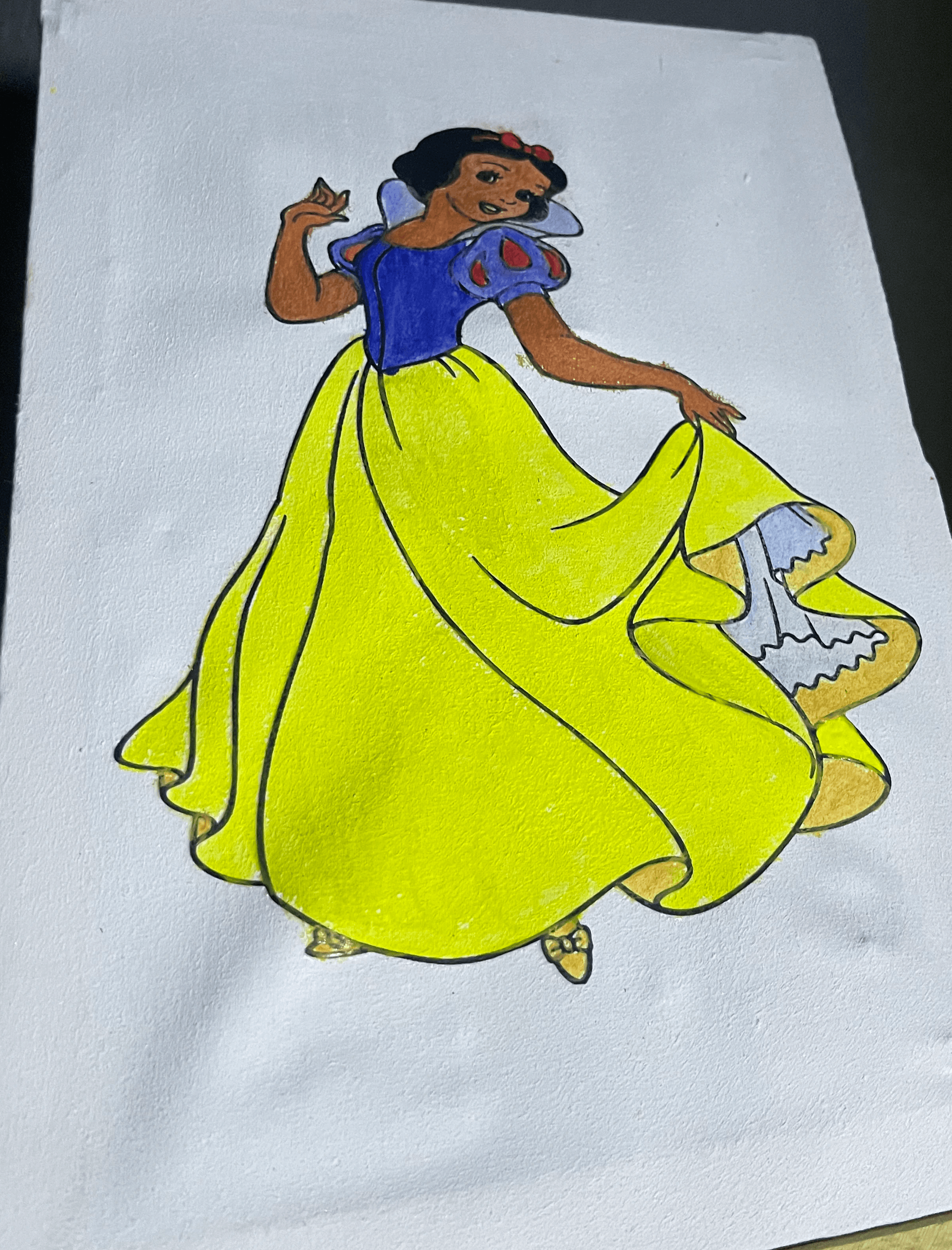 Hannah Olaniyi painting